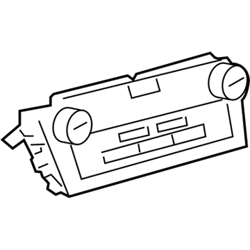 Toyota 55900-06380 Dash Control Unit