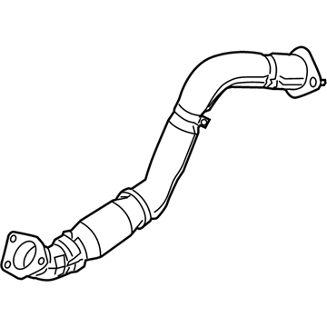 Nissan 20010-ET80A Front Exhaust Tube Assembly