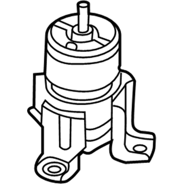 Nissan 11320-3NT0A Engine Mounting Insulator, Rear