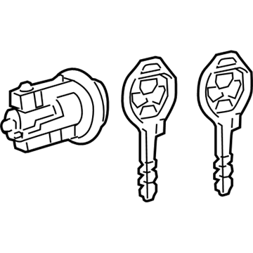 Toyota 69057-0R050 Cylinder & Keys