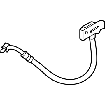 Hyundai 58737-G2300 Hose-Brake Rear, LH