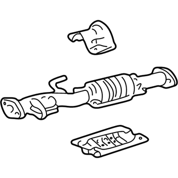 Toyota 17450-75020 Converter & Pipe