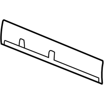 GM 10371631 Molding Asm-Rear Window Lower Garnish *Pewter R