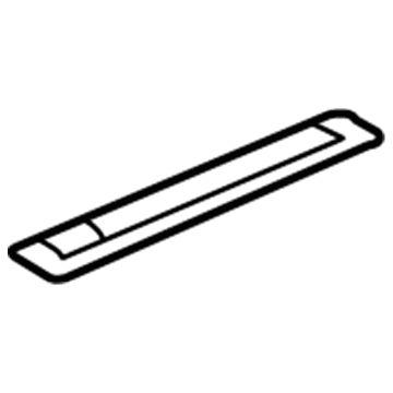 GM 10390379 Plate Asm-Rear Side Door Sill Trim *Pewter R