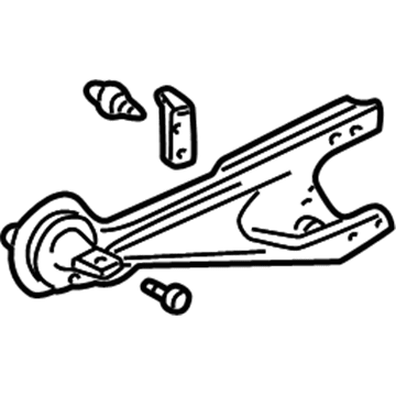 Acura 52372-S3V-A00 Arm Assembly, Left Rear Trailing