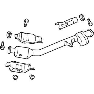 Toyota SU003-06248 Converter & Pipe