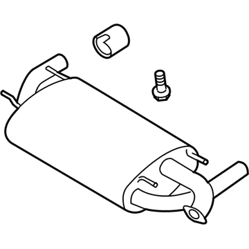 Toyota SU003-05271 Muffler & Pipe