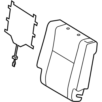 Toyota 71078-0C211-B1 Seat Back Cover