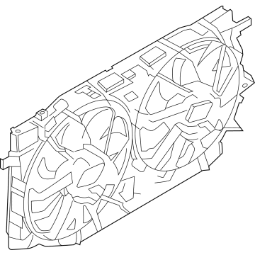 Ford MB3Z-8C607-A MOTOR AND FAN ASY - ENGINE COO