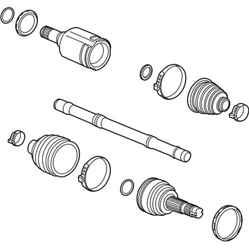 GM 84559704 Front Driver Side Half-Shaft Assembly