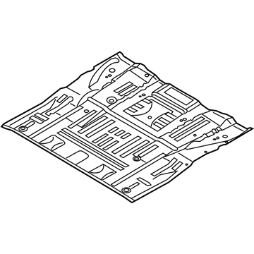 Kia 65112A9000 Panel-Center Floor