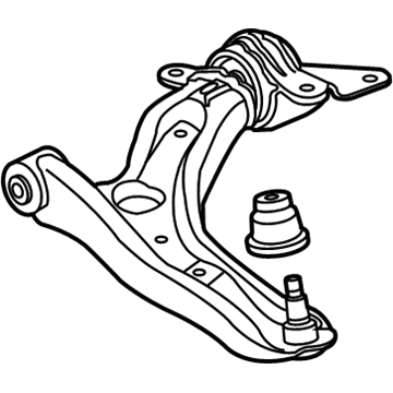 Honda 51360-TM8-A01 Arm Assembly, Left Front (Lower)