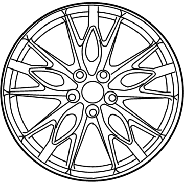 Lexus 4261A-53200 Wheel, Disc (For Rear)