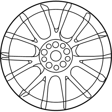 Lexus 4261A-53280 Wheel, Disc Chrome P