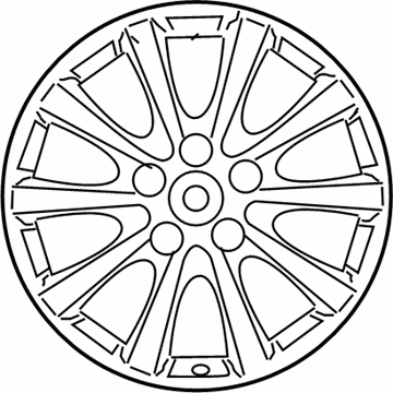 Lexus 4261A-53020 Wheel, Disc (For Front)