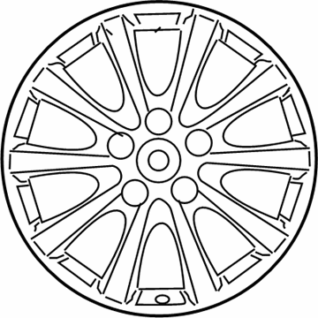 Lexus 4261A-53010 Wheel, Disc (For Front)