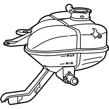 Mopar 55037999AJ Bottle-COOLANT Recovery