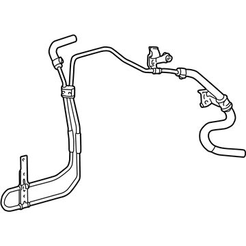 GM 88971035 Hose, P/S Gear Outlet & P/S Fluid Reservoir Inlet