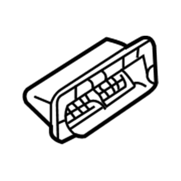 Nissan 76805-9DF0A Plate Closing, Lower RH