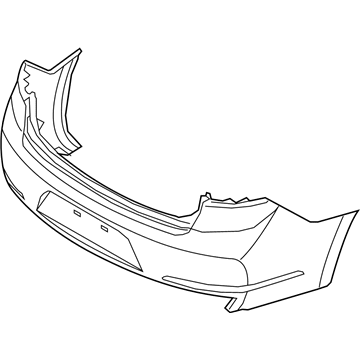 Kia 86611F6060 Rear Bumper Cover