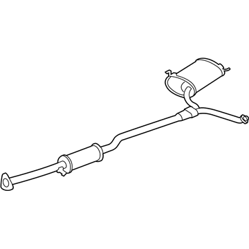 Acura 18307-TL2-A03 Silencer Complete , Exhaust (R)