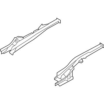 Hyundai 65720-2L210 Member Assembly-Rear Floor Side, RH