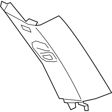 BMW 51-43-7-483-479 COVER COLUMN C LEFT