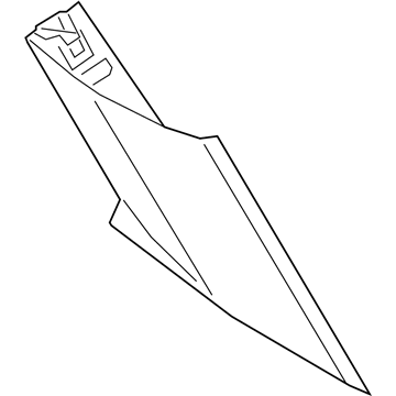 BMW 51-43-7-939-385 D-PILLAR TRIM PANEL, SPEAKER:514015