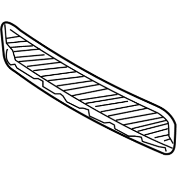 Hyundai 86561-2E000 Front Bumper Mesh, Center