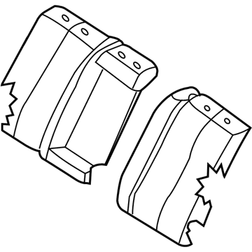 Kia 894602G600804 Rear Seat Back Covering Assembly Right