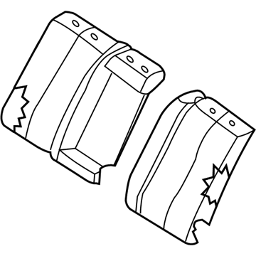Kia 894002G600801 Back Assembly-Rear Seat, RH
