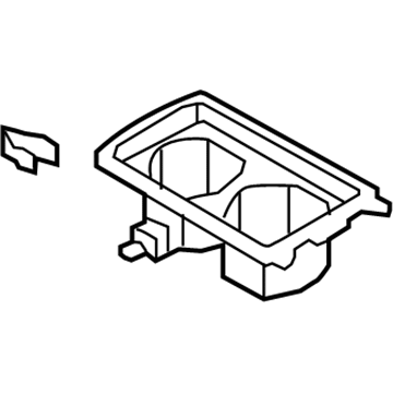 Nissan 96966-EL00A Cup Holder Assembly