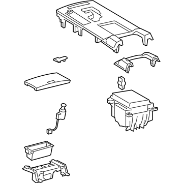 Lexus 55420-53070-C0 Panel Assembly, Instrument Cluster