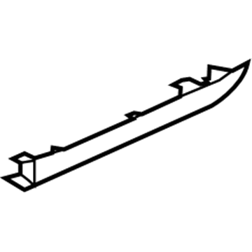 BMW 51-45-9-252-543 Trim, Centerstack, Bottom
