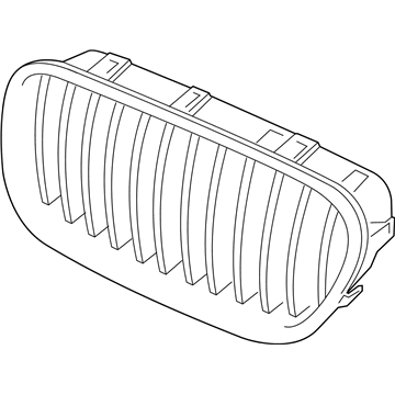 BMW 51-13-8-054-491 Grille, Front, Left
