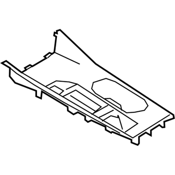 Nissan 96941-6CA9E FINISHER - Console Indicator