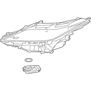 Lexus 81110-0E600 Headlamp Assembly, Right