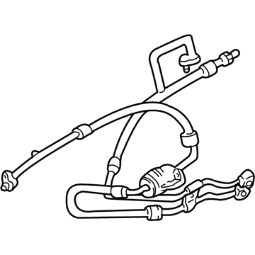 Ford F75Z-19D850-BE Hose & Tube Assembly