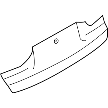 BMW 51-49-7-343-208 Finisher, Trunk Lid, Primed