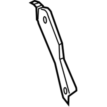 BMW 51-49-7-201-659 Trim, Water Gutter, Bottom Left