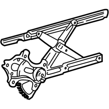Lexus 69801-50030 Regulator Sub-Assy, Front Door Window, RH