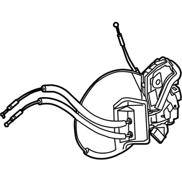 Nissan 82500-ZY80A Rear Door Lock Actuator Motor, Right