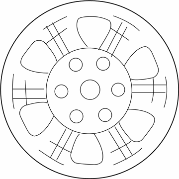 Kia 529103F350 Wheel Assembly-Aluminum