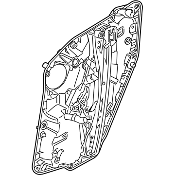 BMW 51-35-7-498-150 Rear Right Window Regulator