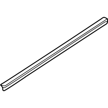 Kia 0K30A73821 WEATHERSTRIP-Belt In, LH