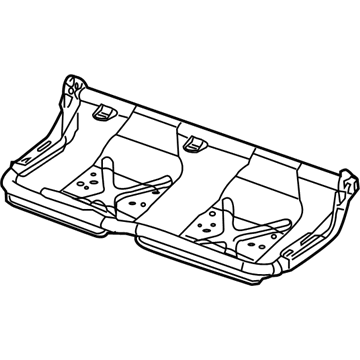 Nissan 88301-7S200 Frame Assembly-Cushion, 2ND Seat R