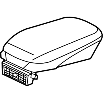 Hyundai 84660-3XAA0-RY Console Armrest Assembly