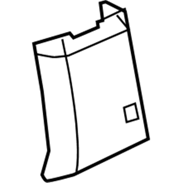 Mopar 5RH62DX9AG Molding-B Pillar Lower