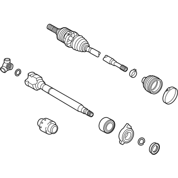Lexus 43410-78120 SHAFT ASSY, FR DRIVE