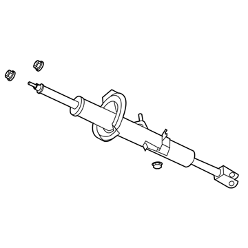 Nissan E6A10-CD70A ABSORBER Kit-Shock, Front